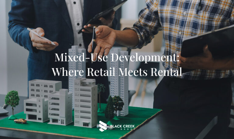 Mixed Use development where retail meets rental