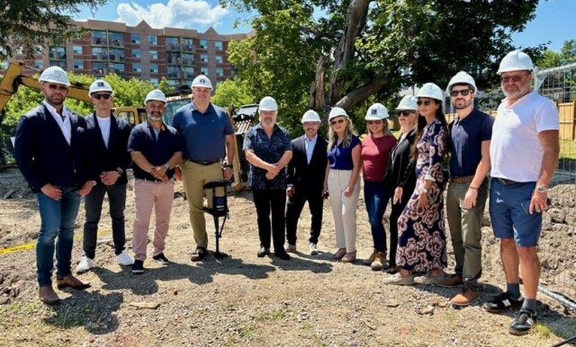 Black Creek Group team at the Sophia site groundbreaking
